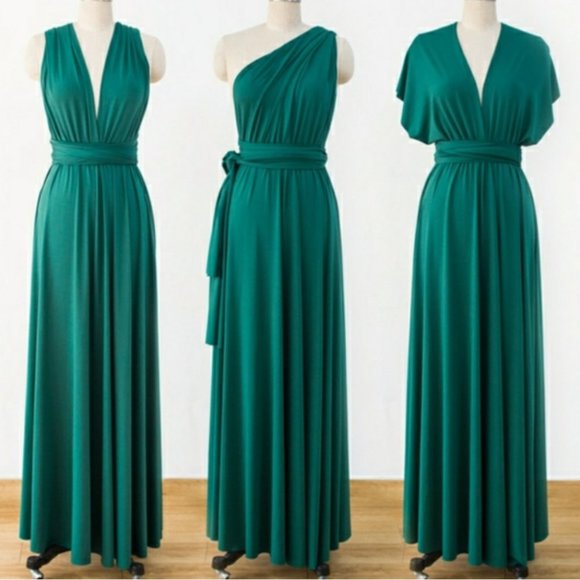 Tart Maxi Infinity Dress - Teal - Picture 1 of 5